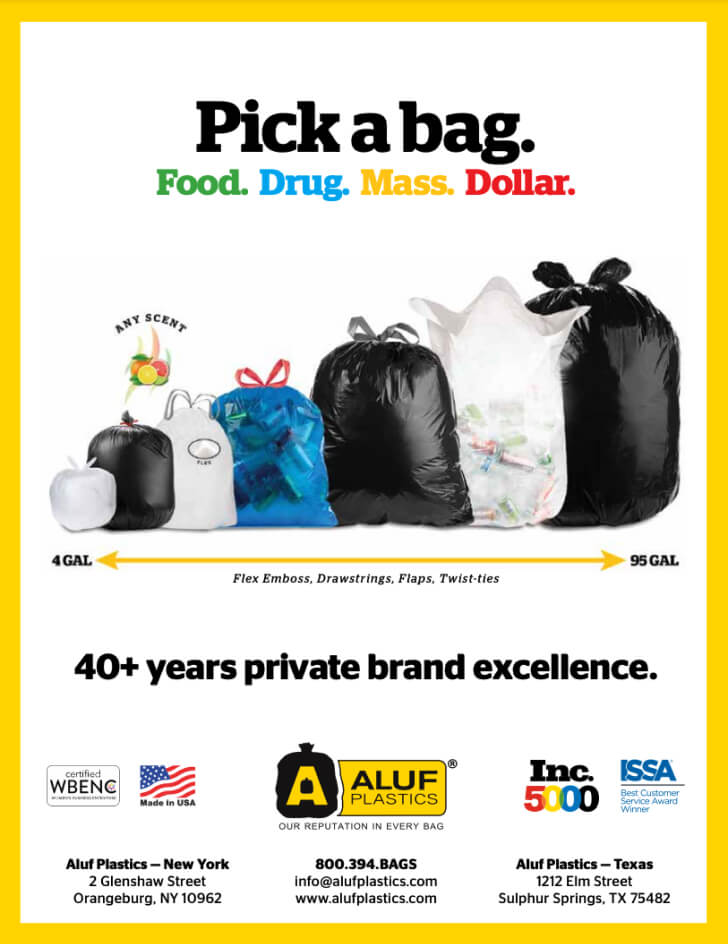 Aluf Plastics 55-Gallons Clear Outdoor Plastic Compactor Trash Bag  (100-Count) at